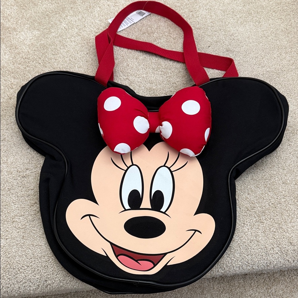 NWT Disneyland Minnie Mouse Tote Bag - Black and Red